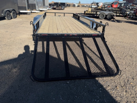New 2026 PJ Trailers UK 7 X 16 TA Utility Trailer- 77" Wide Deck- Side Load Ramps