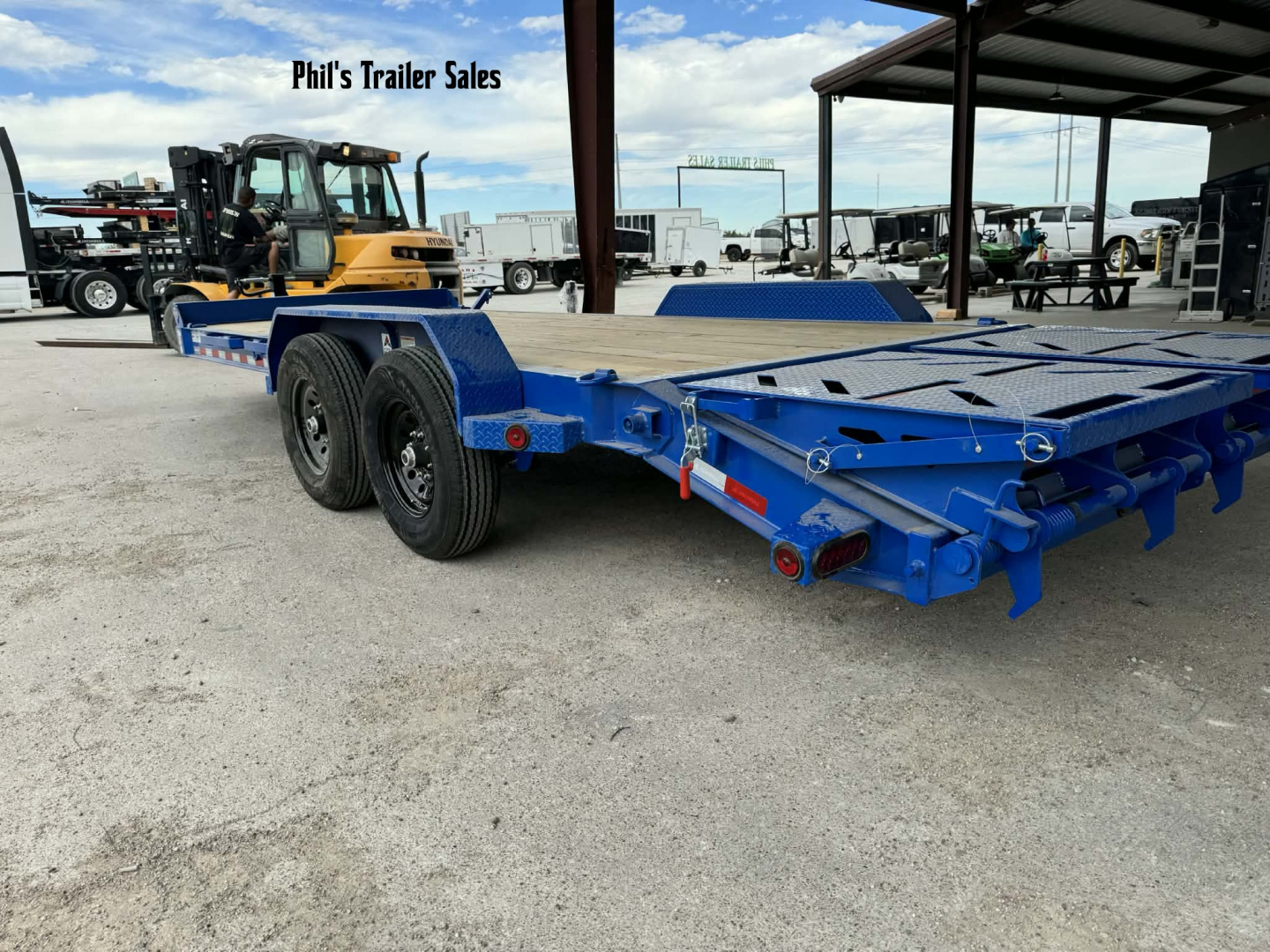 New Iron Bull NEW 20' EQUIPMENT TRAILER OPEN TRAILER UTILITY TRAILERS MEGA RAMP Equipment Trailer