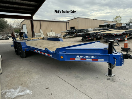 New Iron Bull NEW 20' EQUIPMENT TRAILER OPEN TRAILER UTILITY TRAILERS MEGA RAMP Equipment Trailer