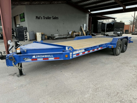 New Iron Bull NEW 20' EQUIPMENT TRAILER OPEN TRAILER UTILITY TRAILERS MEGA RAMP Equipment Trailer