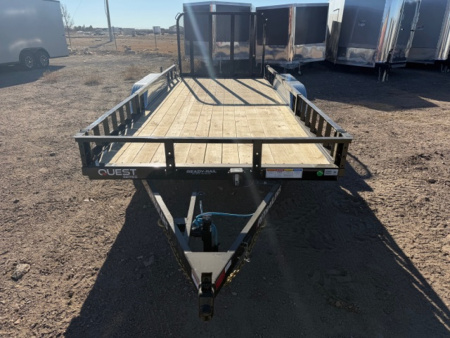 New 2026 PJ Trailers UK 7 X 16 TA Utility Trailer- 77  Wide Deck- Side Load Ramps