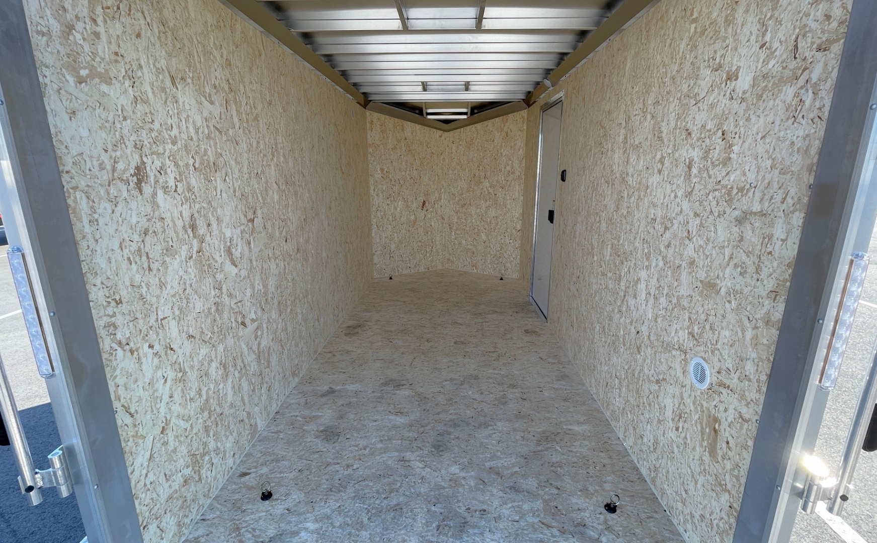 New ATC 6 x 12 Sto 300 Aluminum Enclosed Cargo Trailer: 7' Height, Slant V-Nose, 2,990 GVWR