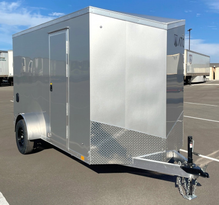 New ATC 6 x 12 Sto 300 Aluminum Enclosed Cargo Trailer: 7' Height, Slant V-Nose, 2,990 GVWR