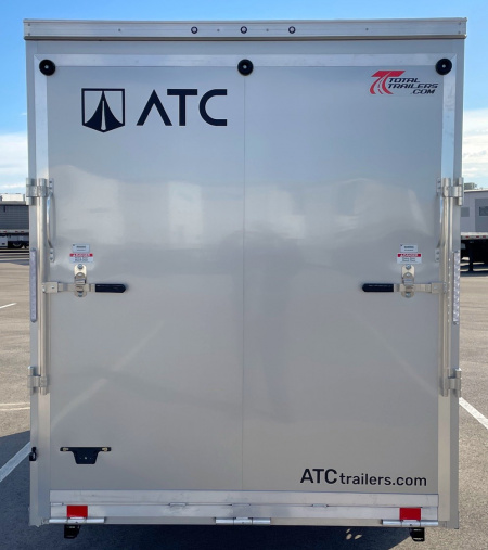 New ATC 6 x 12 Sto 300 Aluminum Enclosed Cargo Trailer: 7' Height, Slant V-Nose, 2,990 GVWR