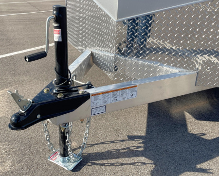 New ATC 6 x 12 Sto 300 Aluminum Enclosed Cargo Trailer: 7' Height, Slant V-Nose, 2,990 GVWR