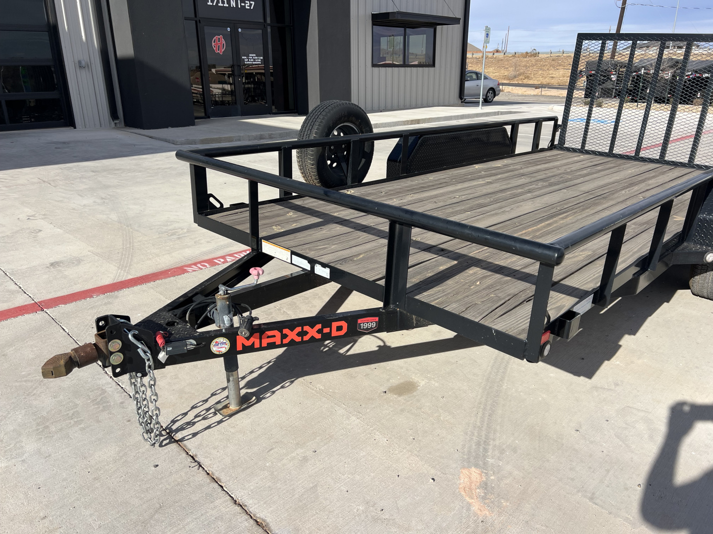 Used 2021 MAXX-D 83”x16’ Utility Trailer