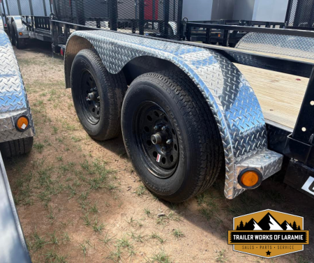 New 2026 PJ Trailers UL 7 X 14 TA Utility Trailer- 83" Deck W/ATV Ramps
