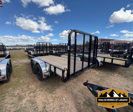 New 2026 PJ Trailers UL 7 X 14 TA Utility Trailer- 83" Deck W/ATV Ramps