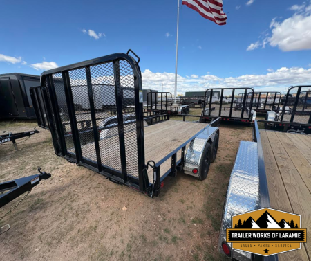 New 2026 PJ Trailers UL 7 X 14 TA Utility Trailer- 83" Deck W/ATV Ramps