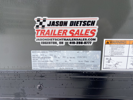 New 2026 United UJ8.5 X 16 Enclosed Trailer