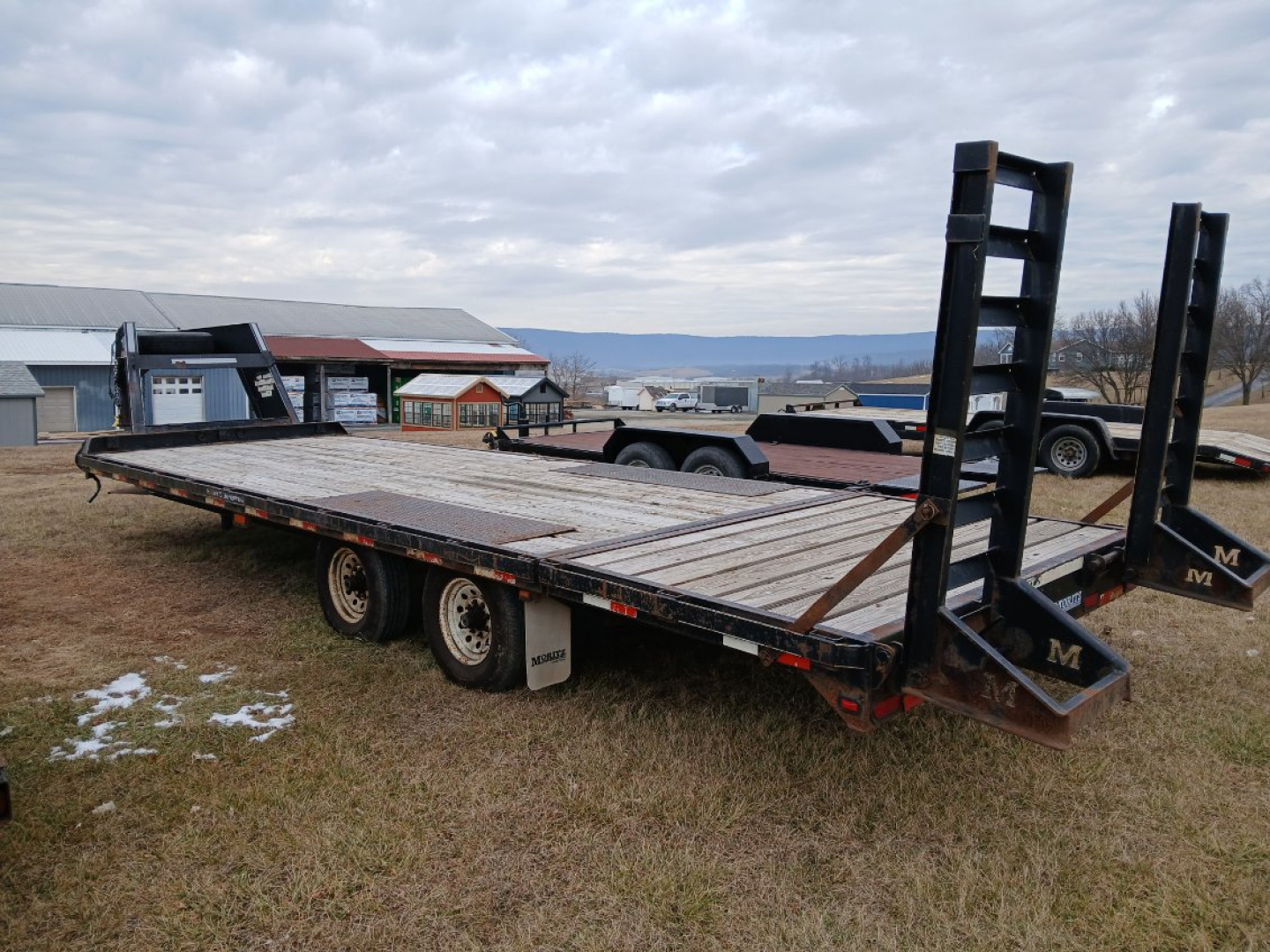 Used 2009 Moritz International FDH HT Flatbed Trailer / 14,500 GVWR / 25'