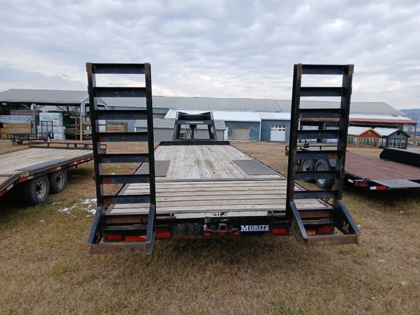 Used 2009 Moritz International FDH HT Flatbed Trailer / 14,500 GVWR / 25'