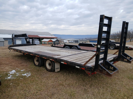 Used 2009 Moritz International FDH HT Flatbed Trailer / 14,500 GVWR / 25'