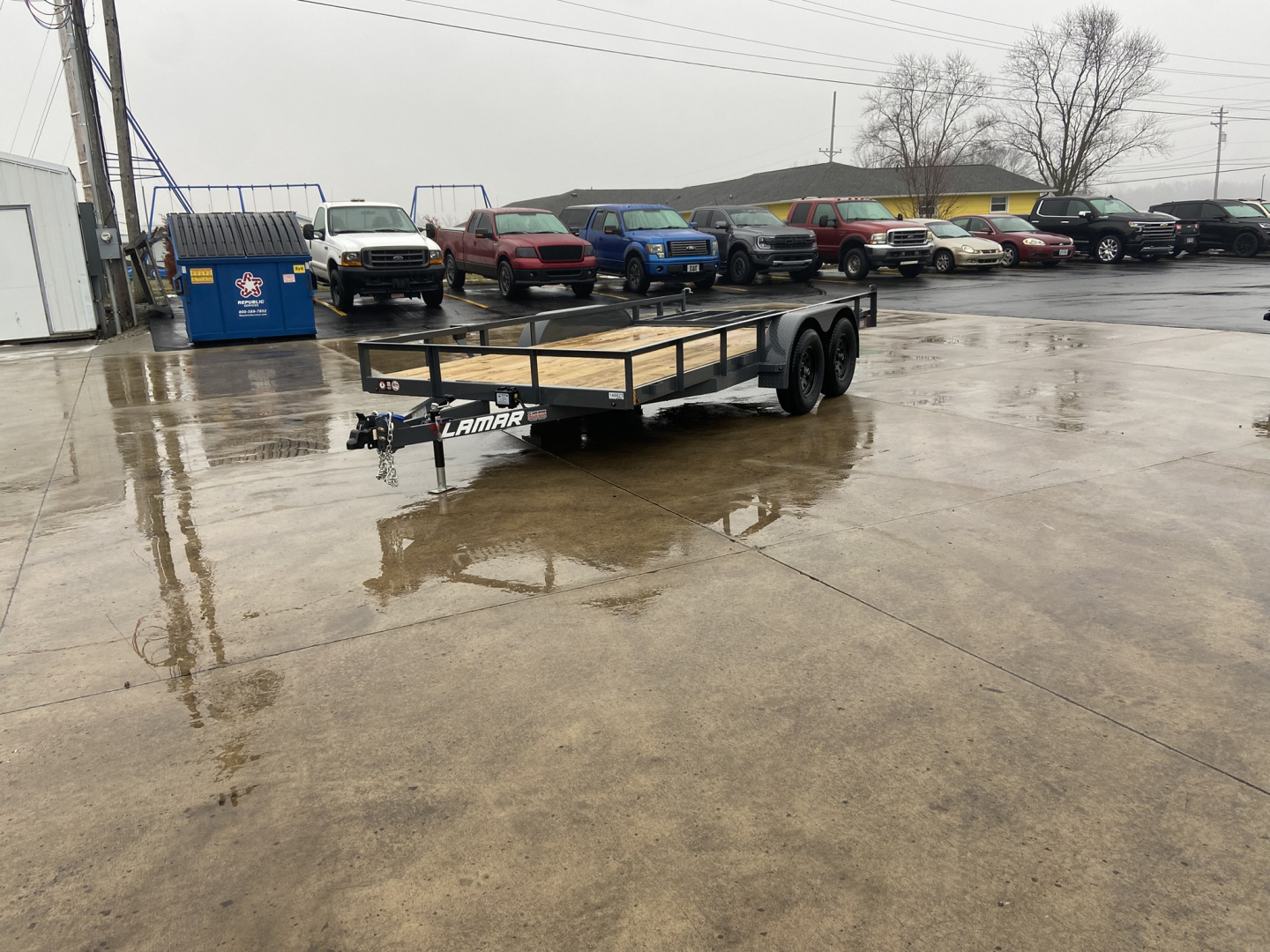 New Lamar 16' Utility Trailer