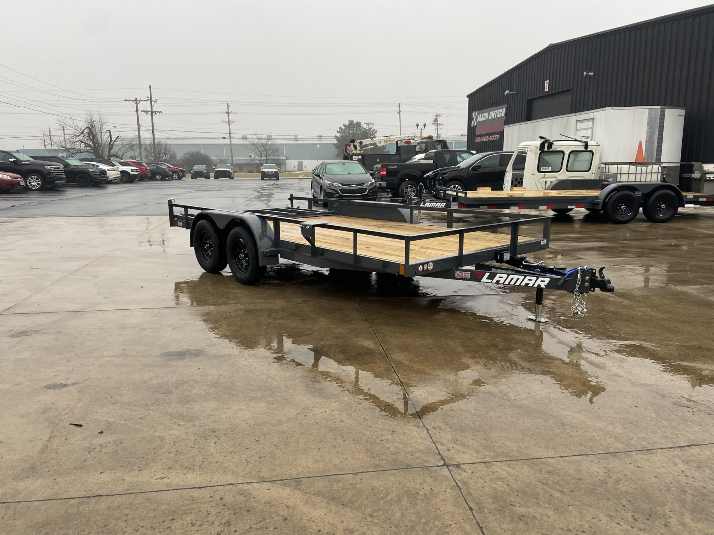 New Lamar 16' Utility Trailer