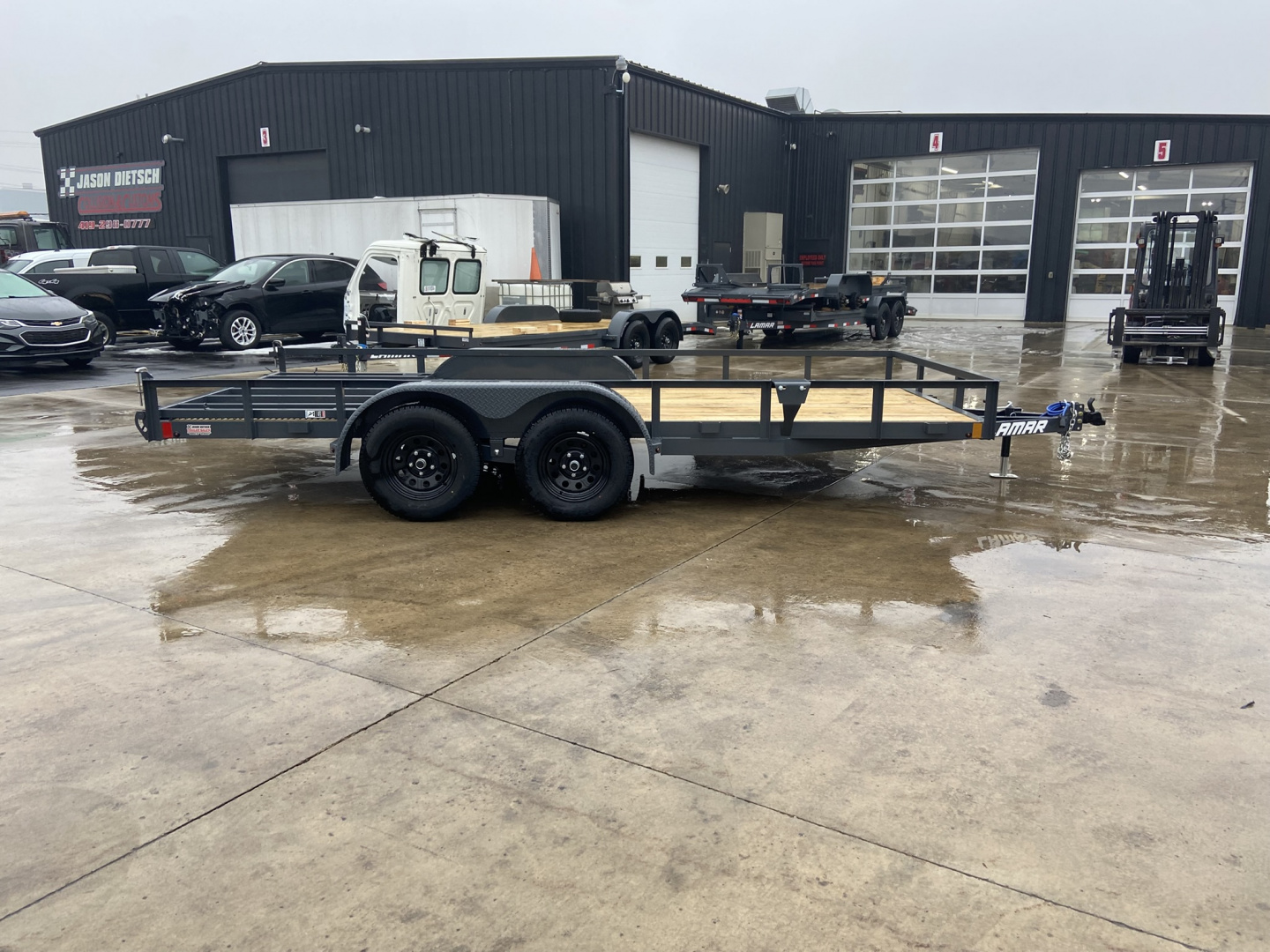 New Lamar 16' Utility Trailer