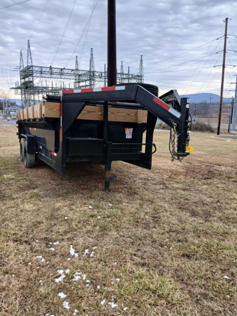 Used 2024 Texas Pride HD Dump Trailer / 20k GVWR / 7'x16'