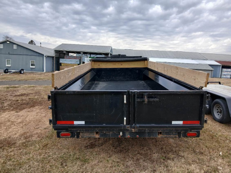 Used 2024 Texas Pride HD Dump Trailer / 20k GVWR / 7'x16'