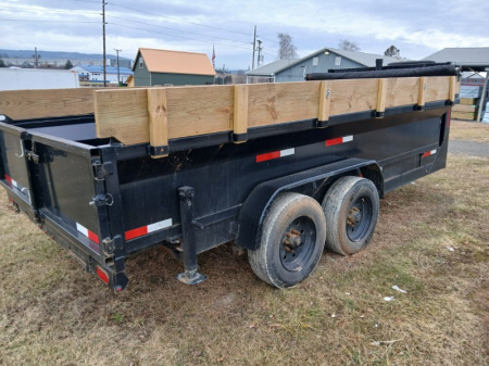 Used 2024 Texas Pride HD Dump Trailer / 20k GVWR / 7'x16'