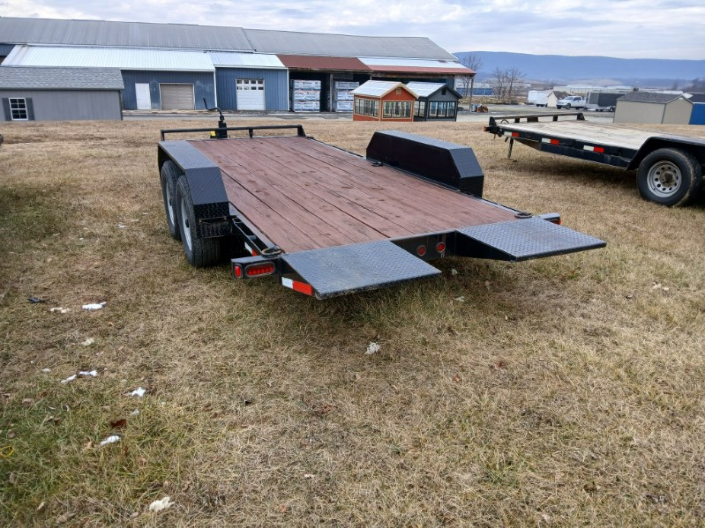 Used 2018 Pequea Trailers T100 Tilt Trailer / 14,000 GVWR / 82"x18'