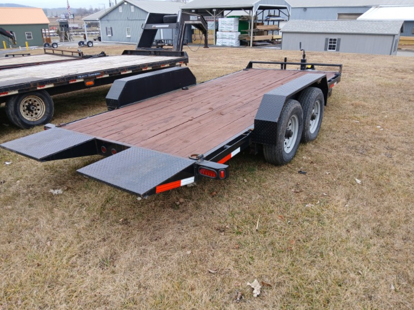 Used 2018 Pequea Trailers T100 Tilt Trailer / 14,000 GVWR / 82"x18'