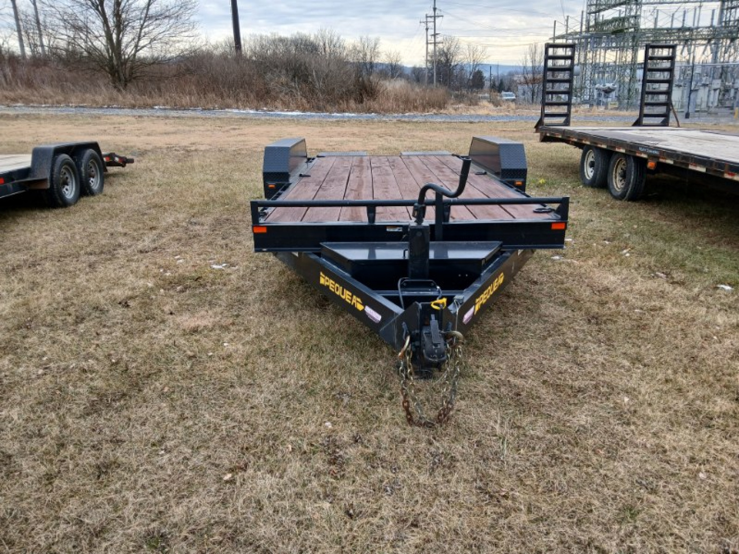 Used 2018 Pequea Trailers T100 Tilt Trailer / 14,000 GVWR / 82"x18'