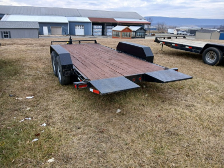 Used 2018 Pequea Trailers T100 Tilt Trailer / 14,000 GVWR / 82"x18'