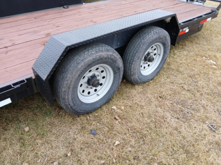 Used 2018 Pequea Trailers T100 Tilt Trailer / 14,000 GVWR / 82"x18'