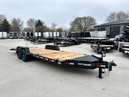 New 2026 Southland 22 ft = 16 ft Tilt + 6 ft flat Gravity Tilt Heavy Duty 14K Trailer