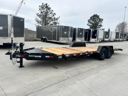 New 2026 Southland 22 ft = 16 ft Tilt + 6 ft flat Gravity Tilt Heavy Duty 14K Trailer
