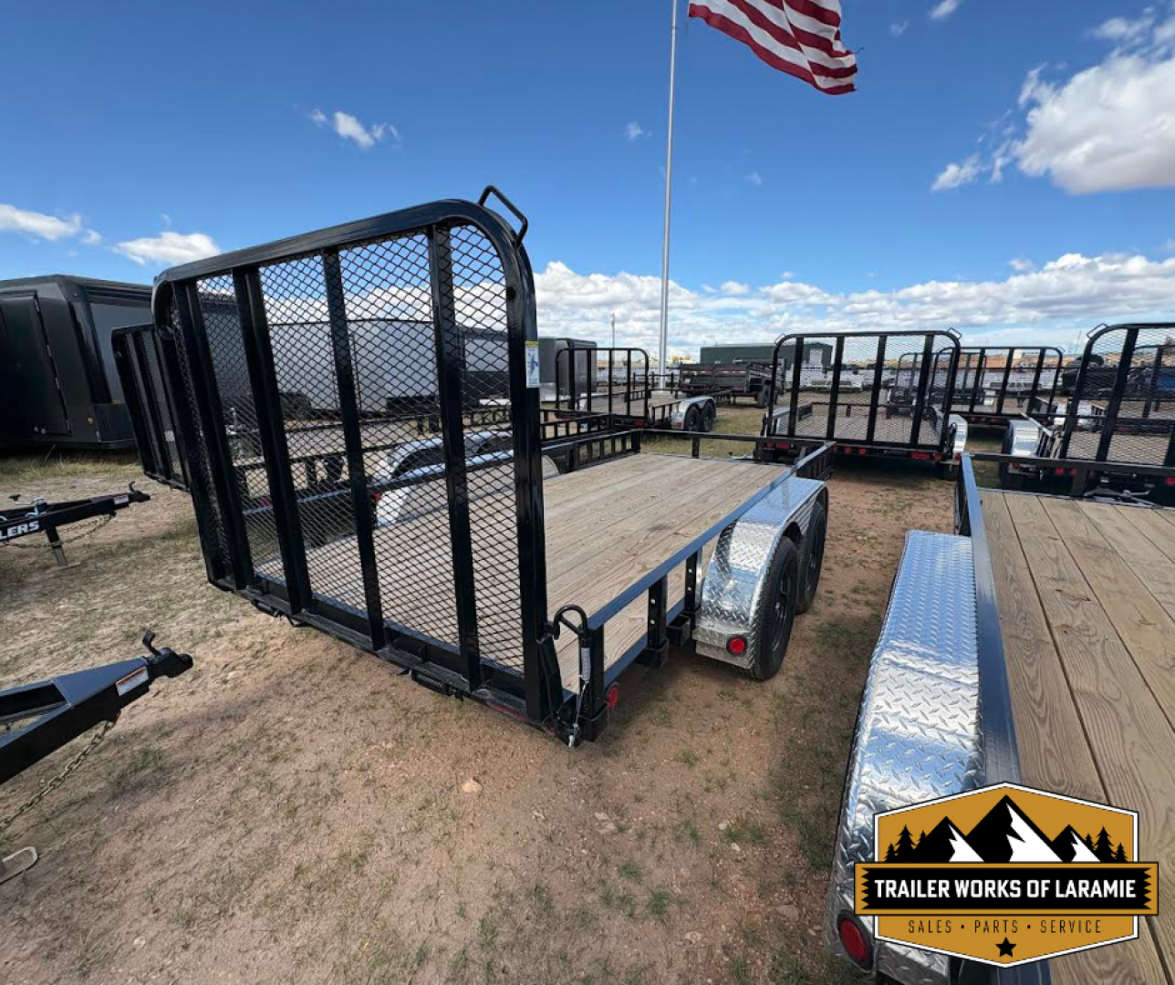 New 2026 PJ Trailers UL 7 X 14 TA Utility Trailer- 83" Deck W/ATV Ramps