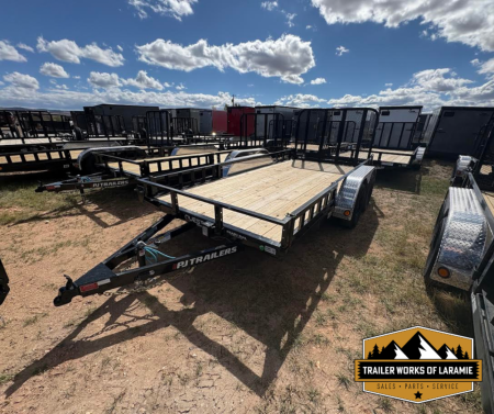 New 2026 PJ Trailers UL 7 X 14 TA Utility Trailer- 83" Deck W/ATV Ramps