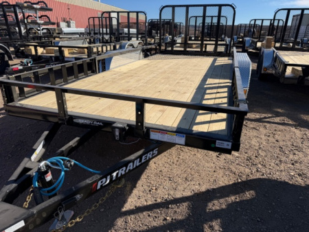 New 2026 PJ Trailers UL 7 X 14 TA Utility Trailer- 83" Deck W/ATV Ramps
