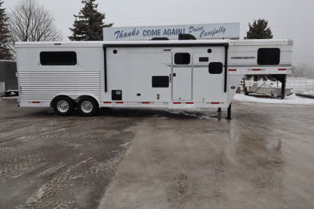 Used 2022 SMC 3 Horse LQ Slide-out Trailer