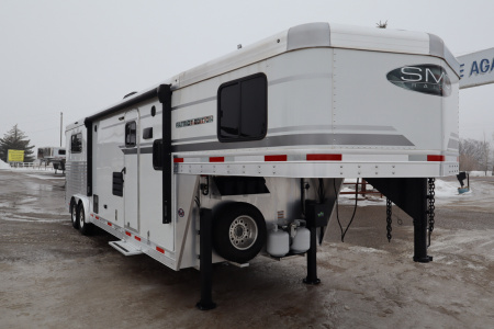Used 2022 SMC 3 Horse LQ Slide-out Trailer