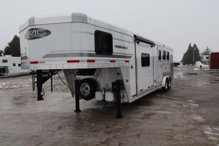 Used 2022 SMC 3 Horse LQ Slide-out Trailer