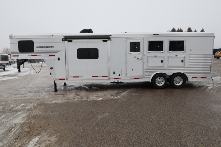 Used 2022 SMC 3 Horse LQ Slide-out Trailer