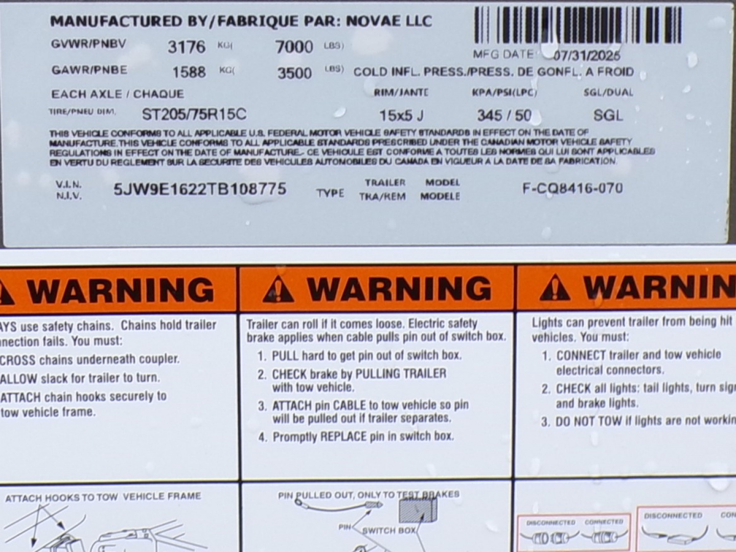 New 2026 Formula Trailers Conquest 7x16 7k Cargo / Enclosed Trailer