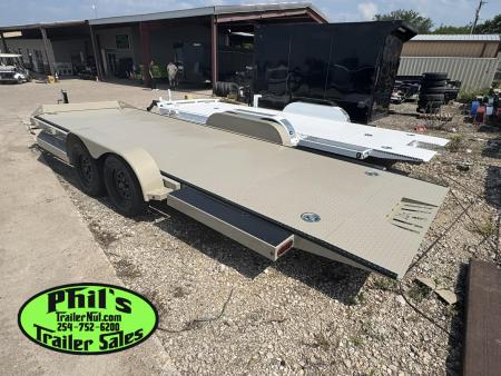 New Iron Bull 83X20 TILT TRAILER OPEN CAR HAULER STEEL DECK Equipment Trailer TILT TRAILER