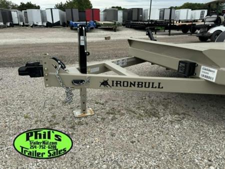 New Iron Bull 83X20 TILT TRAILER OPEN CAR HAULER STEEL DECK Equipment Trailer TILT TRAILER