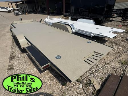 New Iron Bull 83X20 TILT TRAILER OPEN CAR HAULER STEEL DECK Equipment Trailer TILT TRAILER