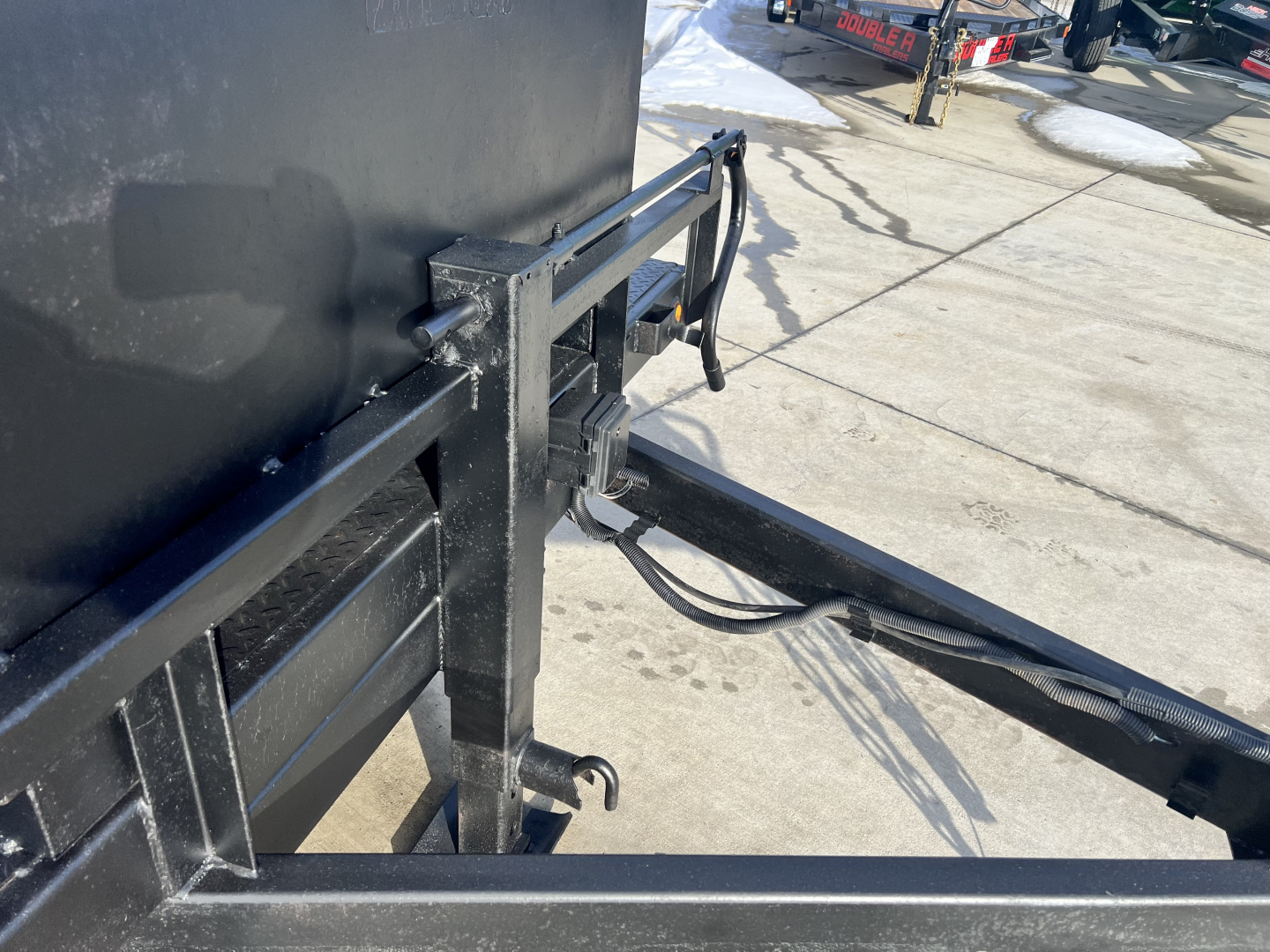 Used 2008 Load Trail 20’ TILT BED flatbed Trailer 2-3500 lb axles=7K, Slide In Ramps