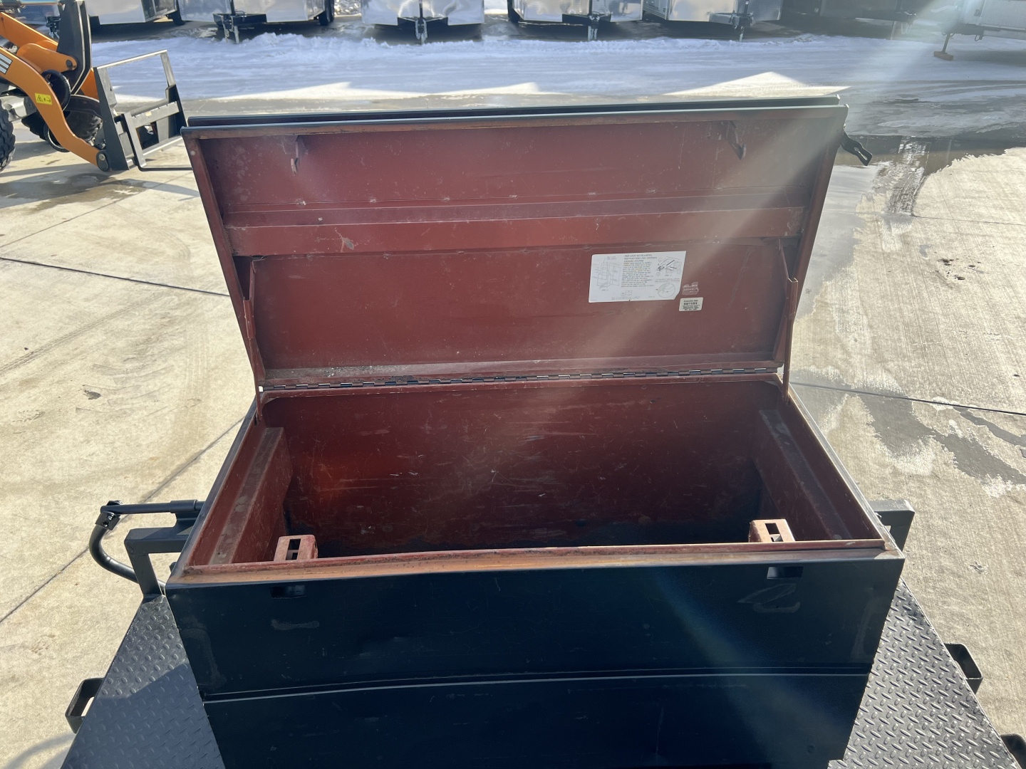 Used 2008 Load Trail 20’ TILT BED flatbed Trailer 2-3500 lb axles=7K, Slide In Ramps