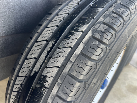 Used 2008 Load Trail 20’ TILT BED flatbed Trailer 2-3500 lb axles=7K, Slide In Ramps