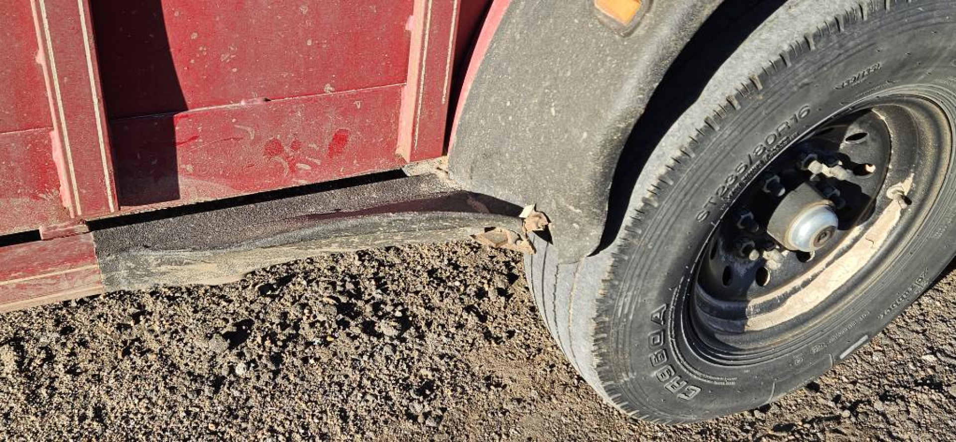 Used 2020 Titan Trailer 6'8 x 24' 1/2 Nose Stock Trailer