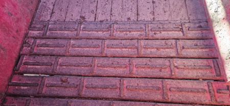 Used 2020 Titan Trailer 6'8 x 24' 1/2 Nose Stock Trailer