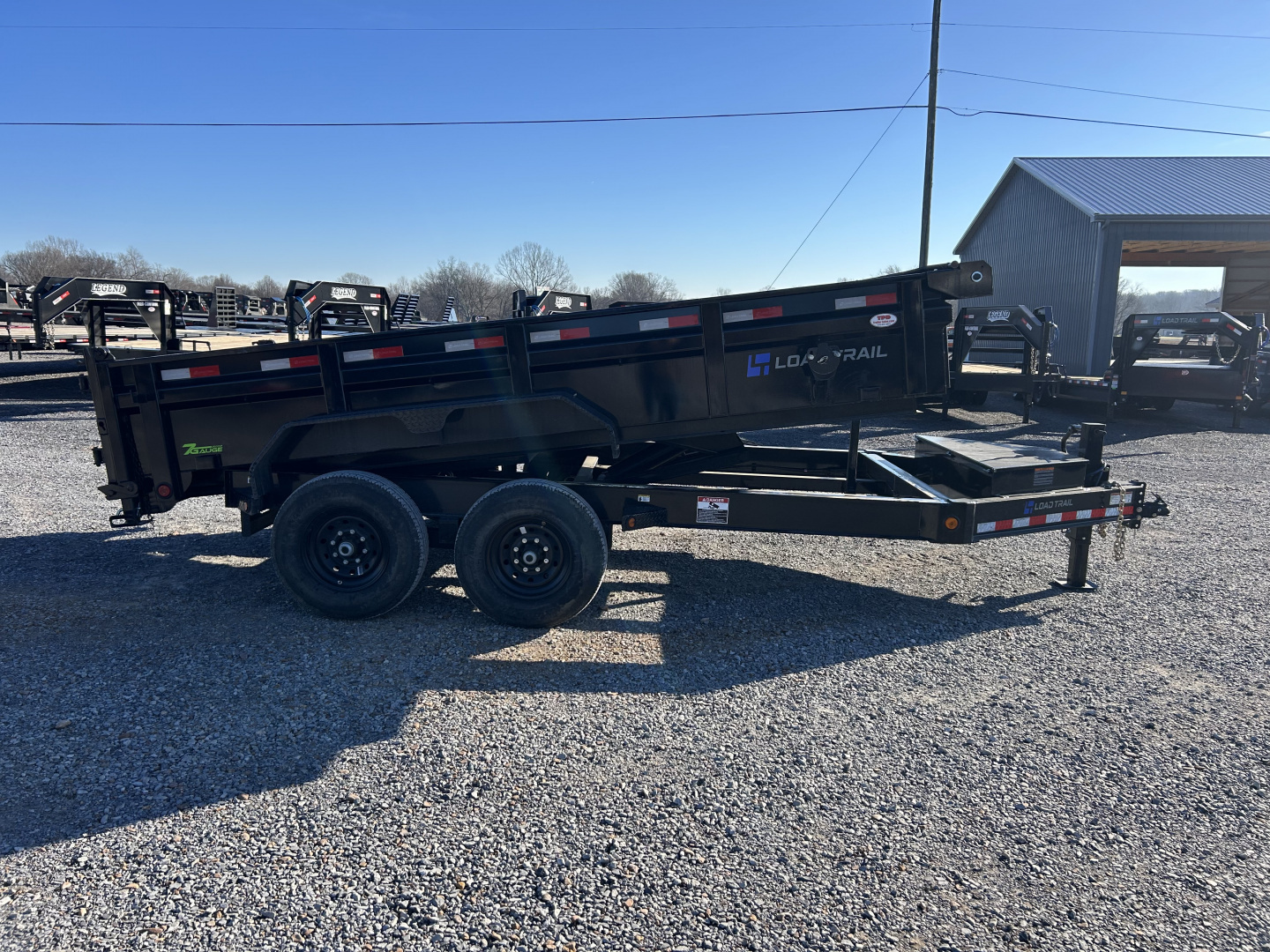 Used 2024 Load Trail 83" x 14' 14k Dump Trailer