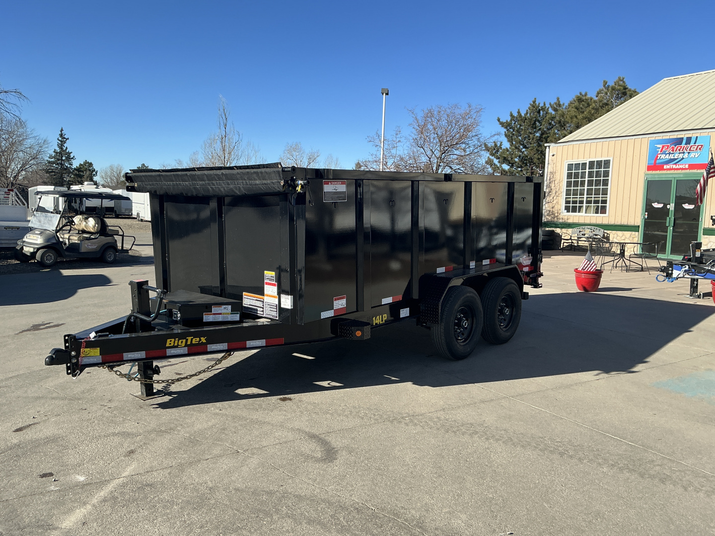 New 2026 Big Tex Trailers 14LP-14BK6-P4 Dump Trailer