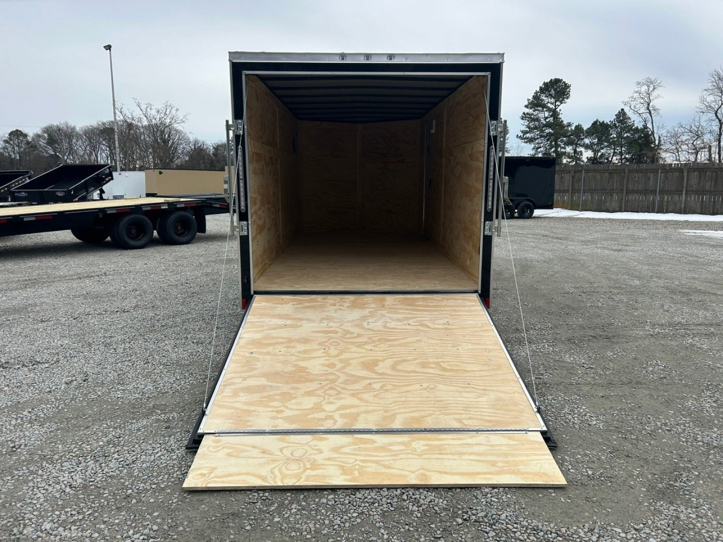 New 2026 Anvil 7X14 7K w/ Black Out Package, & Ramp Door Cargo / Enclosed Trailer