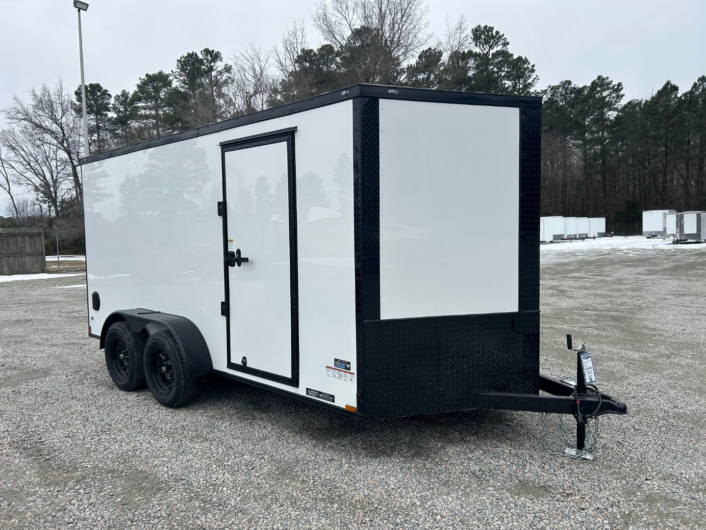 New 2026 Anvil 7X14 7K w/ Black Out Package, & Ramp Door Cargo / Enclosed Trailer